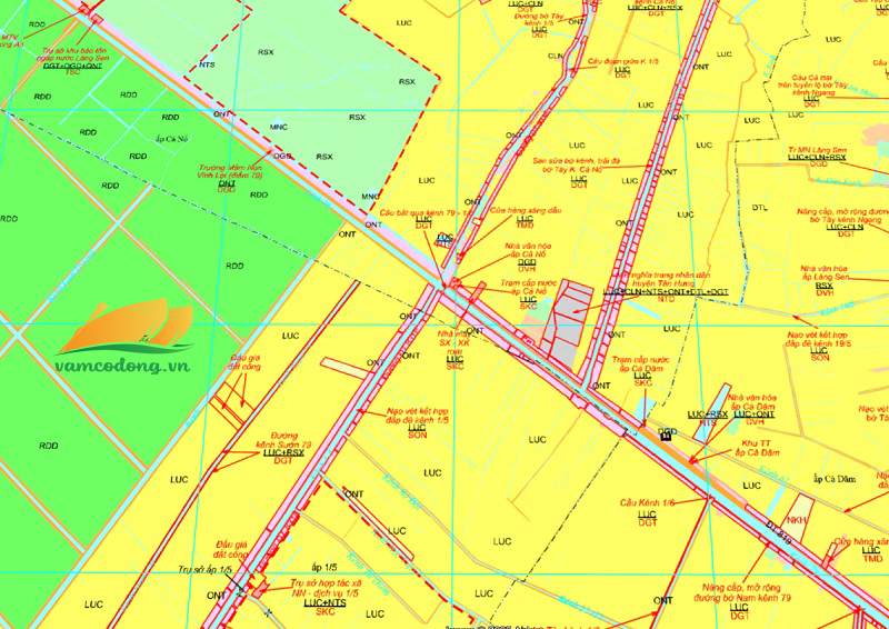 Bản đồ quy hoạch đường tỉnh 831E