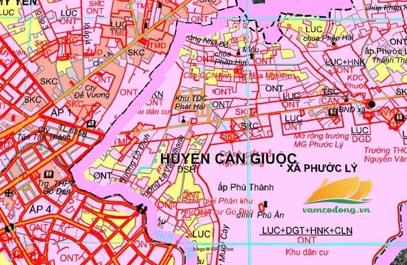 Bản đồ quy hoạch đường tỉnh 835B
