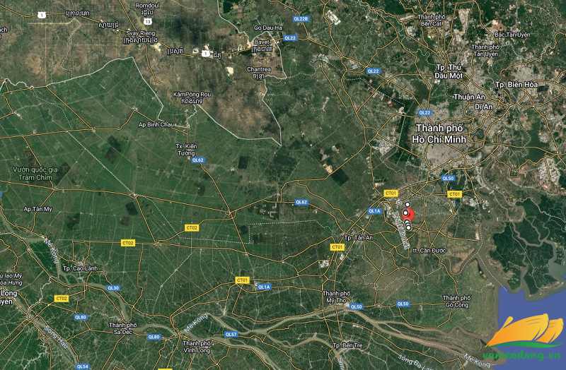 Hình vẽ vệ tinh đường tỉnh 835C