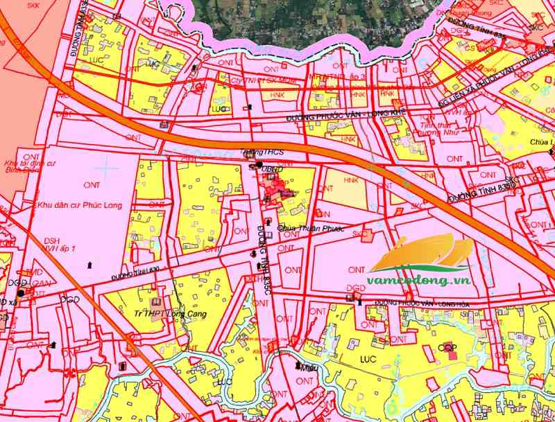 Bản đồ quy hoạch đường tỉnh 835C