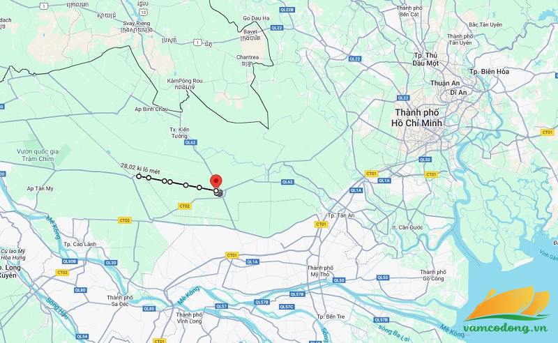 Hình vẽ vệ tinh đường tỉnh 837