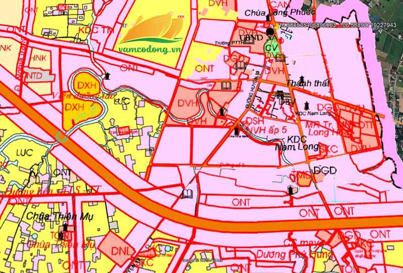 Bản đồ quy hoạch đường tỉnh 827D