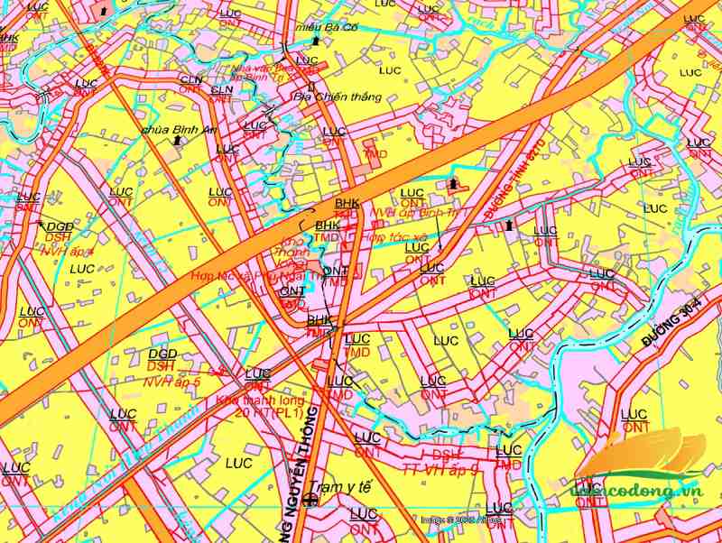 Bản đồ quy hoạch đường tỉnh 827D