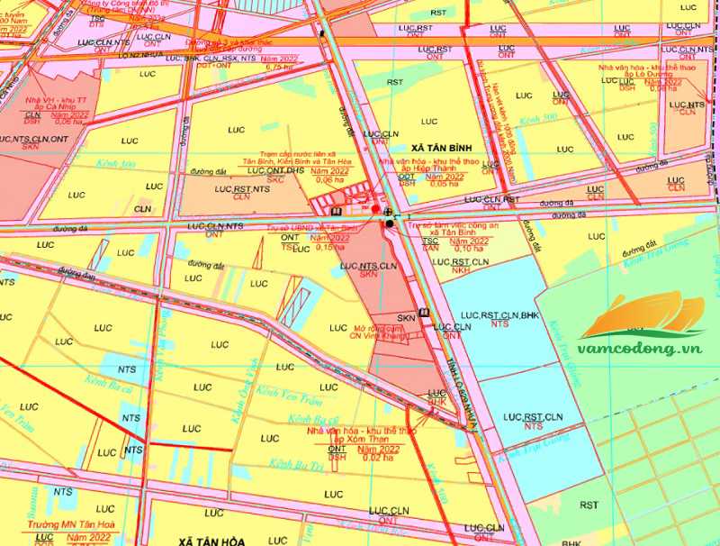 Bản đồ quy hoạch đường tỉnh 829