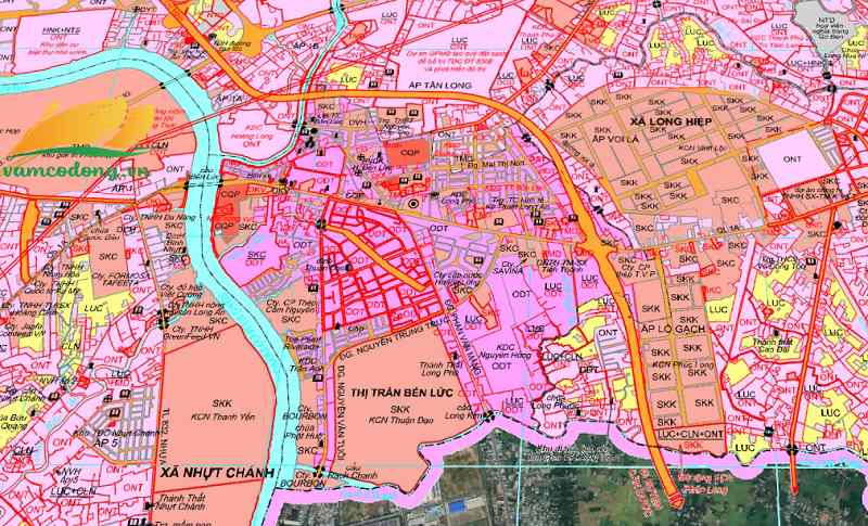 Bản đồ quy hoạch đường tỉnh 830