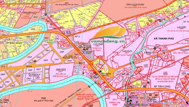 Bản đồ quy hoạch đường tỉnh 830