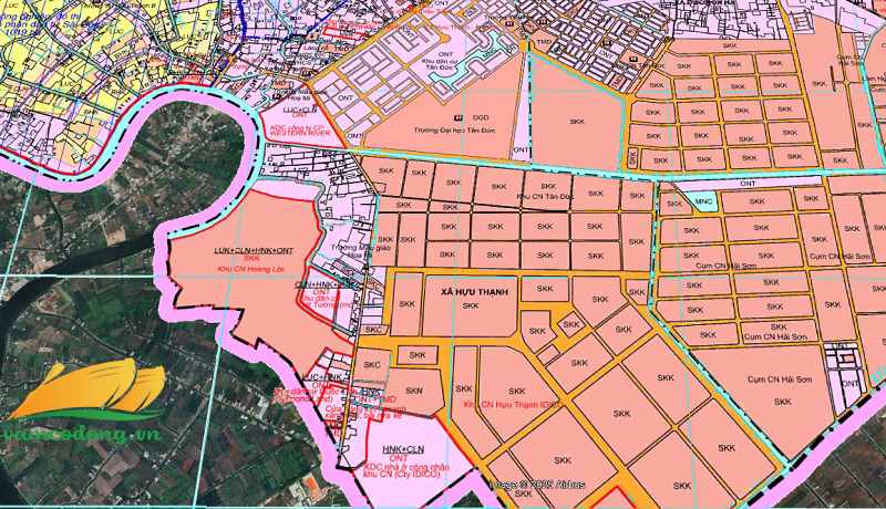 Bản đồ quy hoạch đường tỉnh 830