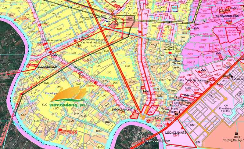 Bản đồ quy hoạch đường tỉnh 830