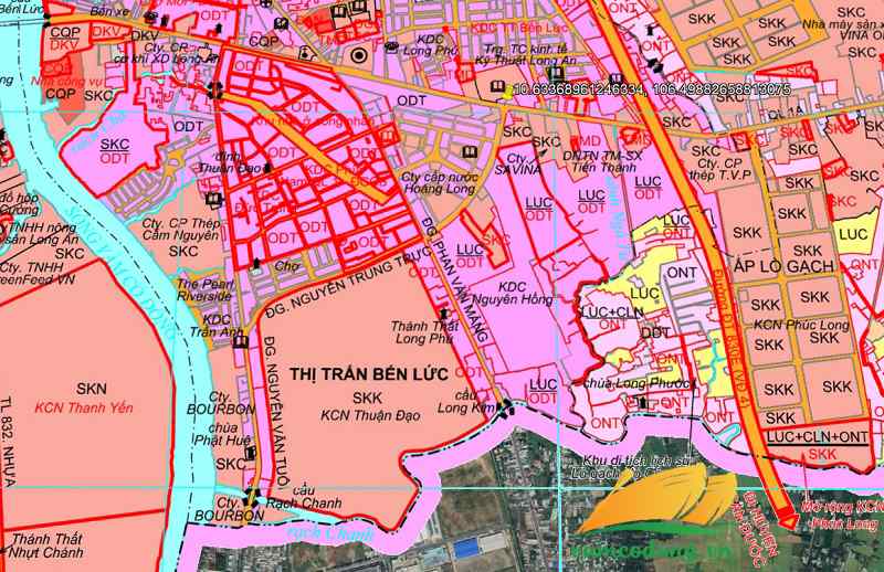 Bản đồ quy hoạch đường tỉnh 830B