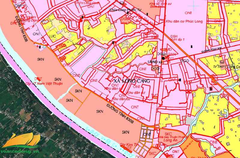 Bản đồ quy hoạch đường tỉnh 830B