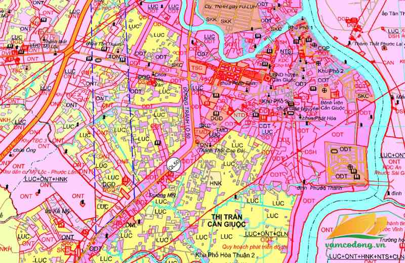 Bản đồ quy hoạch Quốc lộ 50