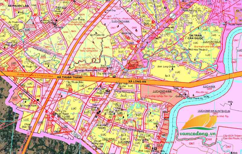 Bản đồ quy hoạch Quốc lộ 50