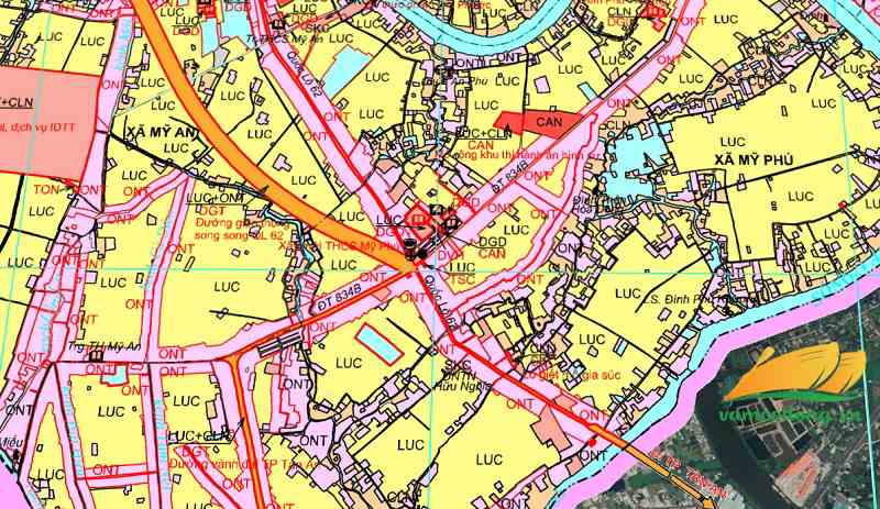 Bản đồ quy hoạch Quốc lộ 62