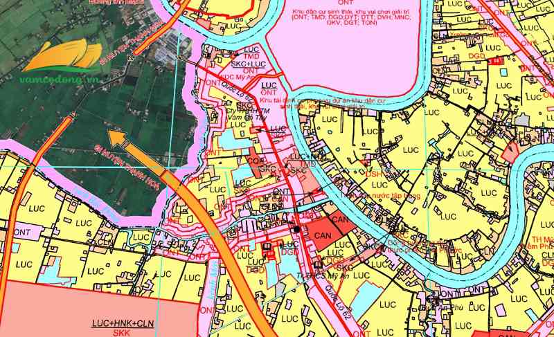 Bản đồ quy hoạch Quốc lộ 62