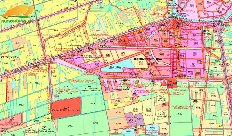 Bản đồ quy hoạch Quốc lộ 62