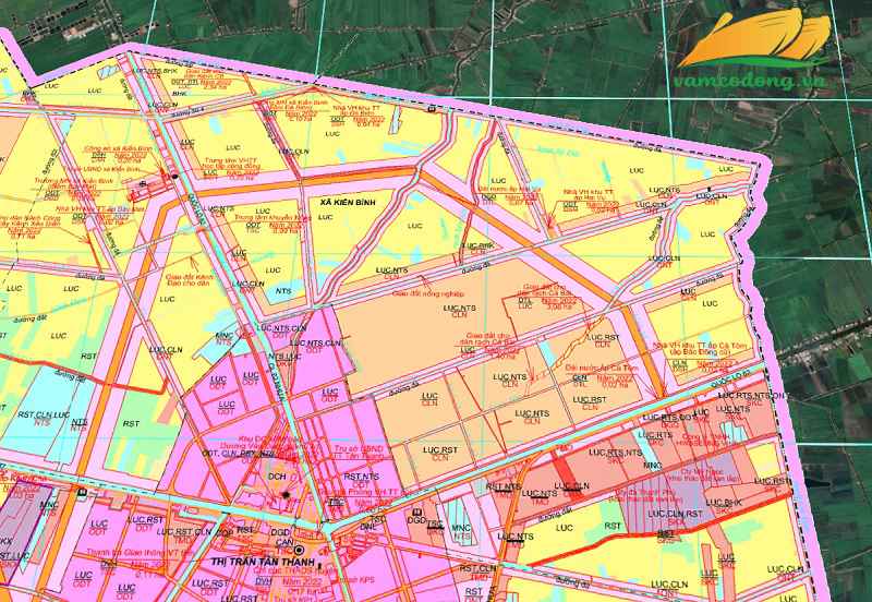 Bản đồ quy hoạch Quốc lộ 62