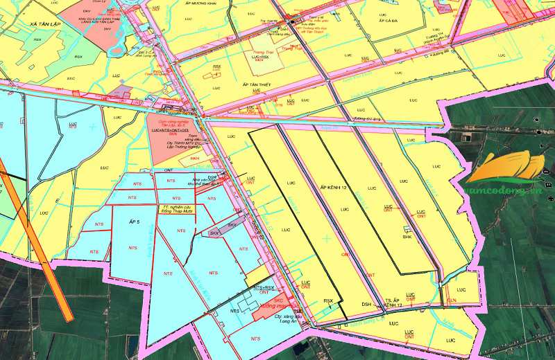 Bản đồ quy hoạch Quốc lộ 62