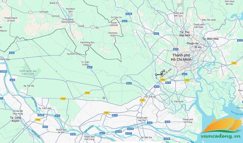 Hình vẽ vệ tinh đường Gia Miệng