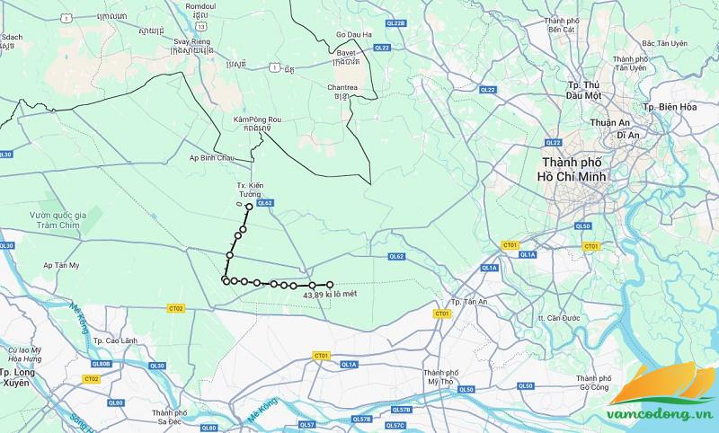 Hình vẽ vệ tinh đường cặp kệnh Quận kênh 5000 kênh Ba Mới