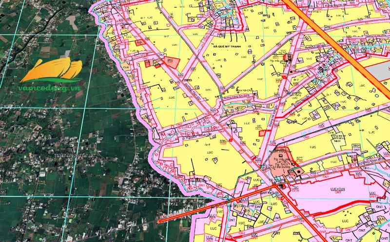 Bản đồ quy hoạch đường tỉnh 833C