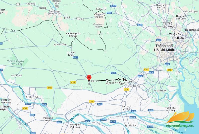 Hình vẽ vệ tinh đường MM06B