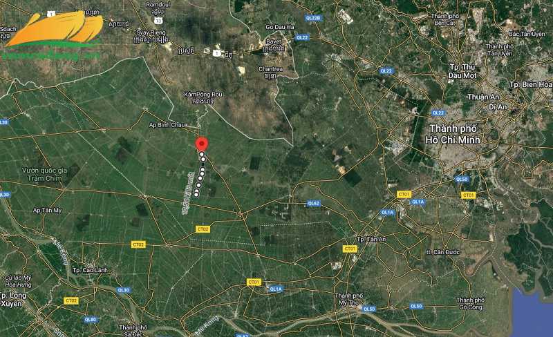 Hình vẽ vệ tinh đường Thiên Hộ Dương