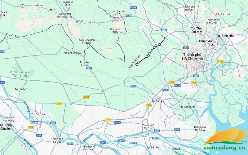 H&igrave;nh vẽ vệ tinh đường tỉnh 823