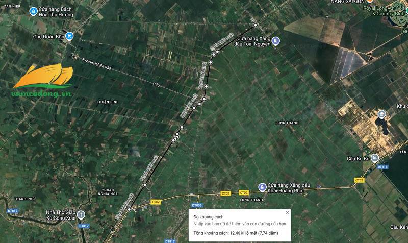 H&igrave;nh vẽ vệ tinh đường tỉnh 823 phần mở rộng đến năm 2030