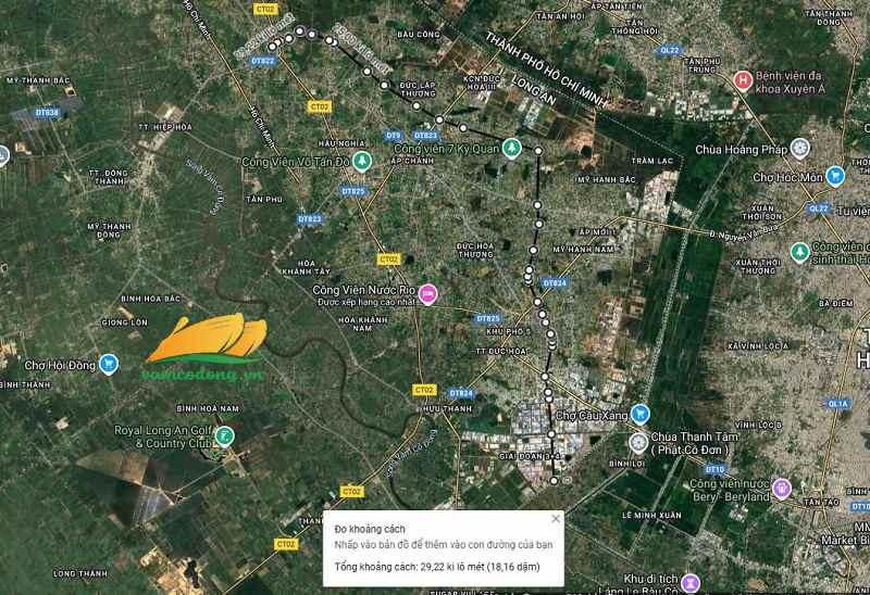 H&igrave;nh vẽ vệ tinh đường trục động lực Đức H&ograve;a