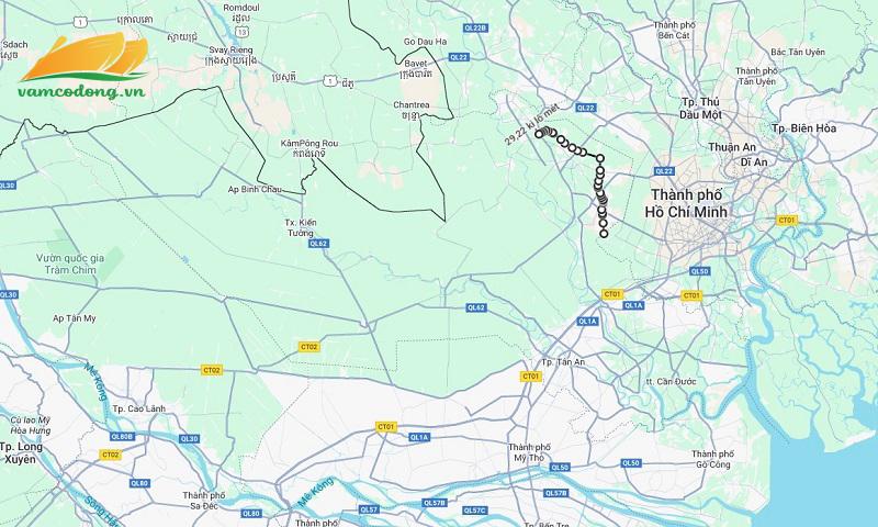 H&igrave;nh vẽ vệ tinh đường trục động lực Đức H&ograve;a