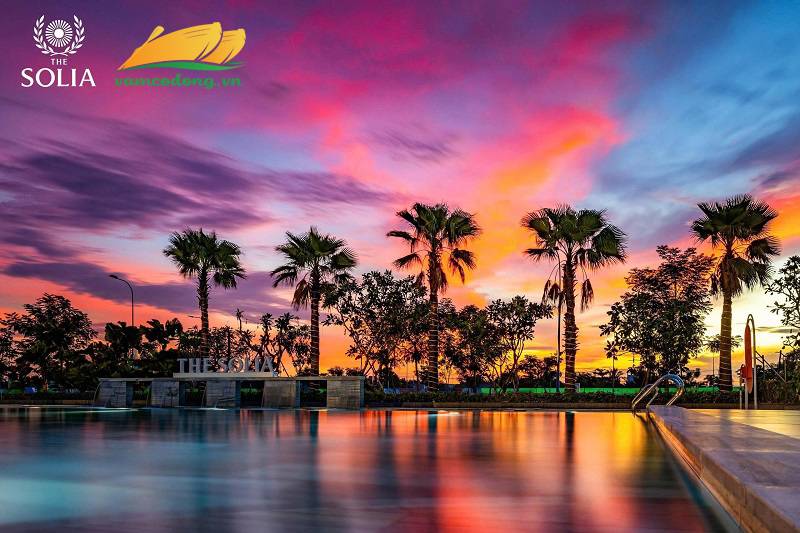 Hình ảnh cảnh quan tại khu dân cư The Solia