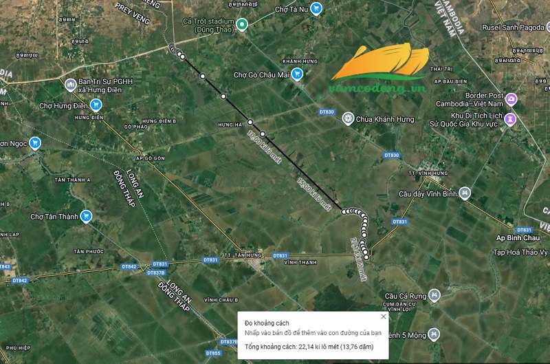 H&igrave;nh vẽ vệ tinh đường tỉnh 831D