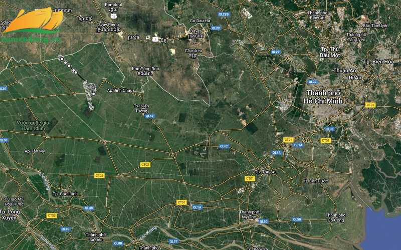 H&igrave;nh vẽ vệ tinh đường tỉnh 831D