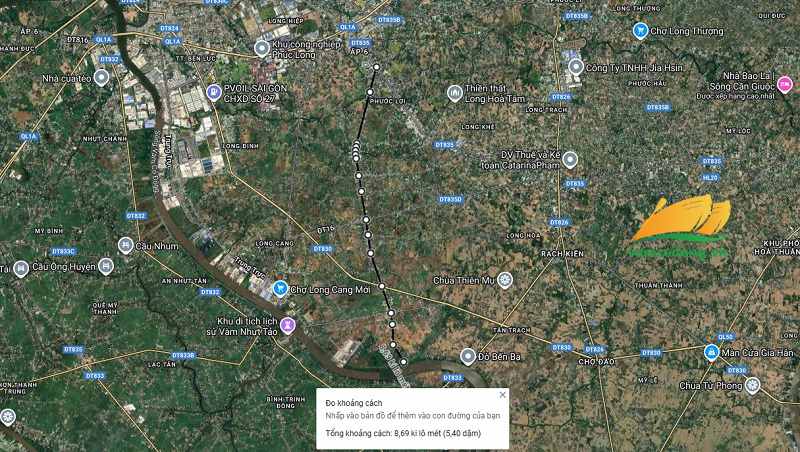 H&igrave;nh vẽ vệ tinh đường tỉnh 835C