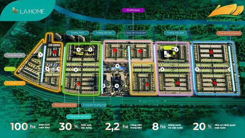 Mặt bằng tiện &iacute;ch dự &aacute;n LA Home