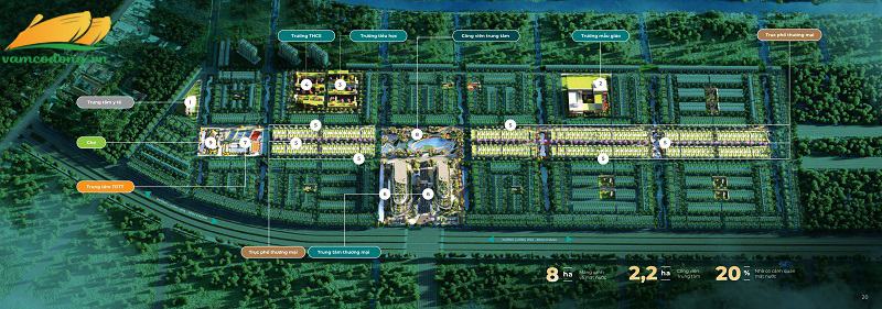 Mặt bằng tiện &iacute;ch khu đ&ocirc; thị LA Home